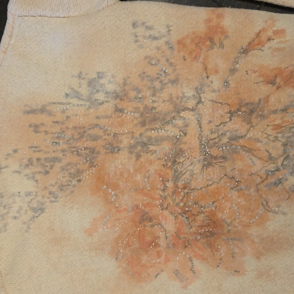 WHITE HOUSE BLACK MARKET GORGEOUS MOCK NECK FLORAL EMBELLISHED SWEATER  XS - Picture 7 of 10